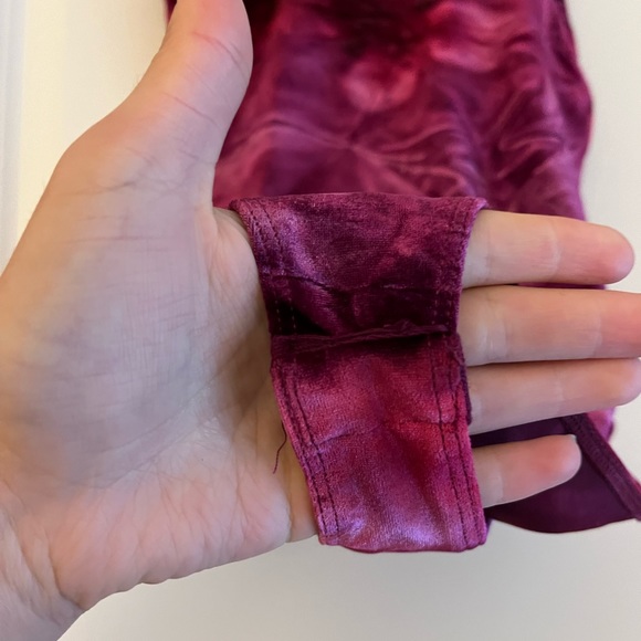 Crushed velvet bodysuit NEVER WORN - Picture 3 of 4